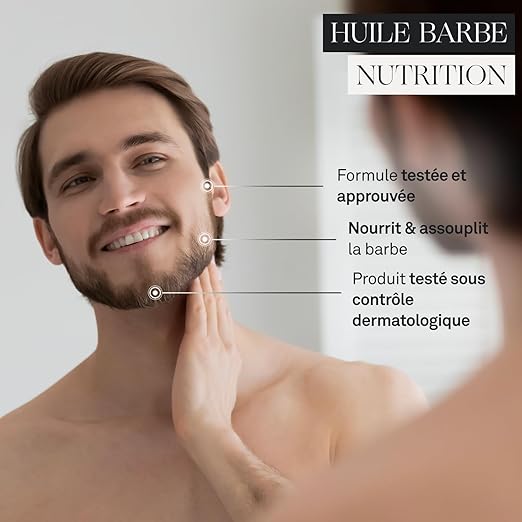 Huile de Barbe Biologique pour Homme                    2 + 1 offert