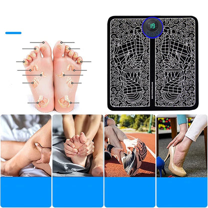 Coussin de massage des pieds avec chargeur USB