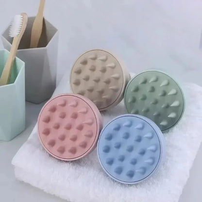 Brosse en silicone pour cuire chevelu